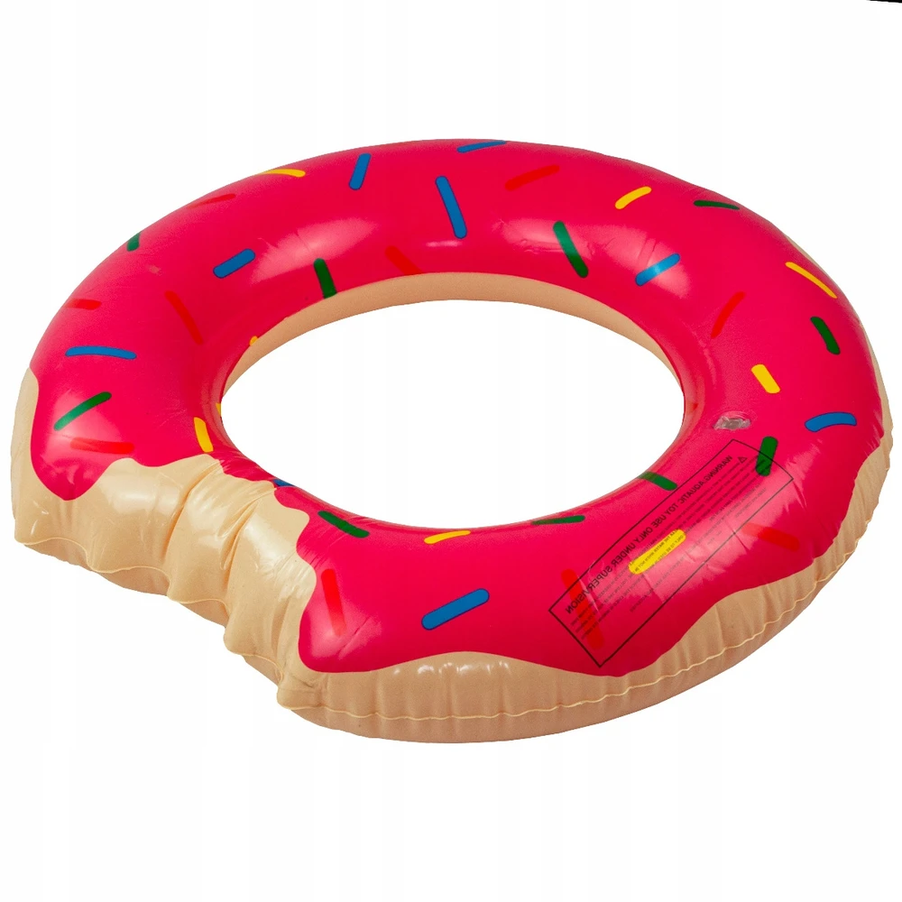 Martom PRIPUKIMAS PAPLŪDŽIO RATAS DONUT DONUT ROŽINIS PLAUKIMO ŽIEDAS BASEINŲ PAplūdIMUI