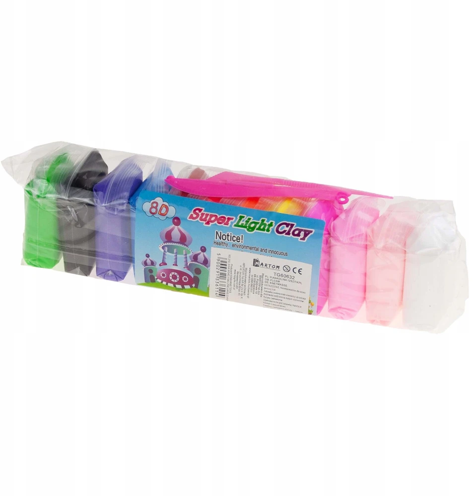 Martom PUTO PLASTICINE SENSO POLYMER MOLIS PUTOPLASTIKA MASĖ 12 Vnt.
