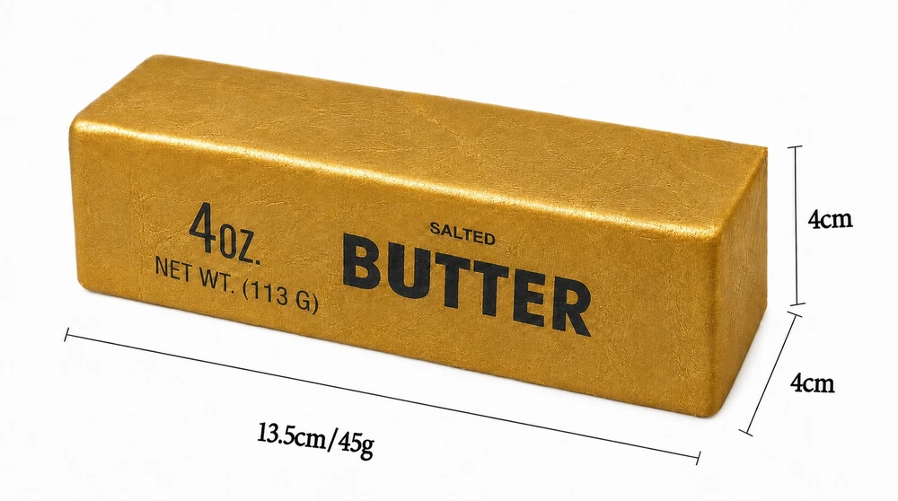 Mas Tex Antistresinis žaislas Gniotek GOLD Butter Squishy Sensory atpalaiduojantis žaislas