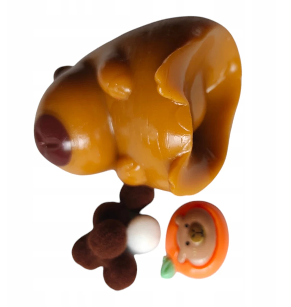 Mas Tex Gniotek KAPIBARA MOCHI antistresinis sensorinis STICKY smėlio spalvos SQUISHY 6 cm