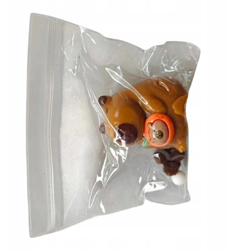Mas Tex Gniotek KAPIBARA MOCHI antistresinis sensorinis STICKY smėlio spalvos SQUISHY 6 cm