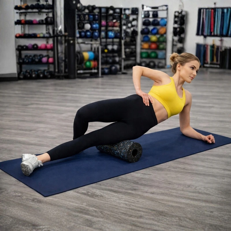 Wozinsky WRM-45 Exercise Roller 45 cm - Juodas