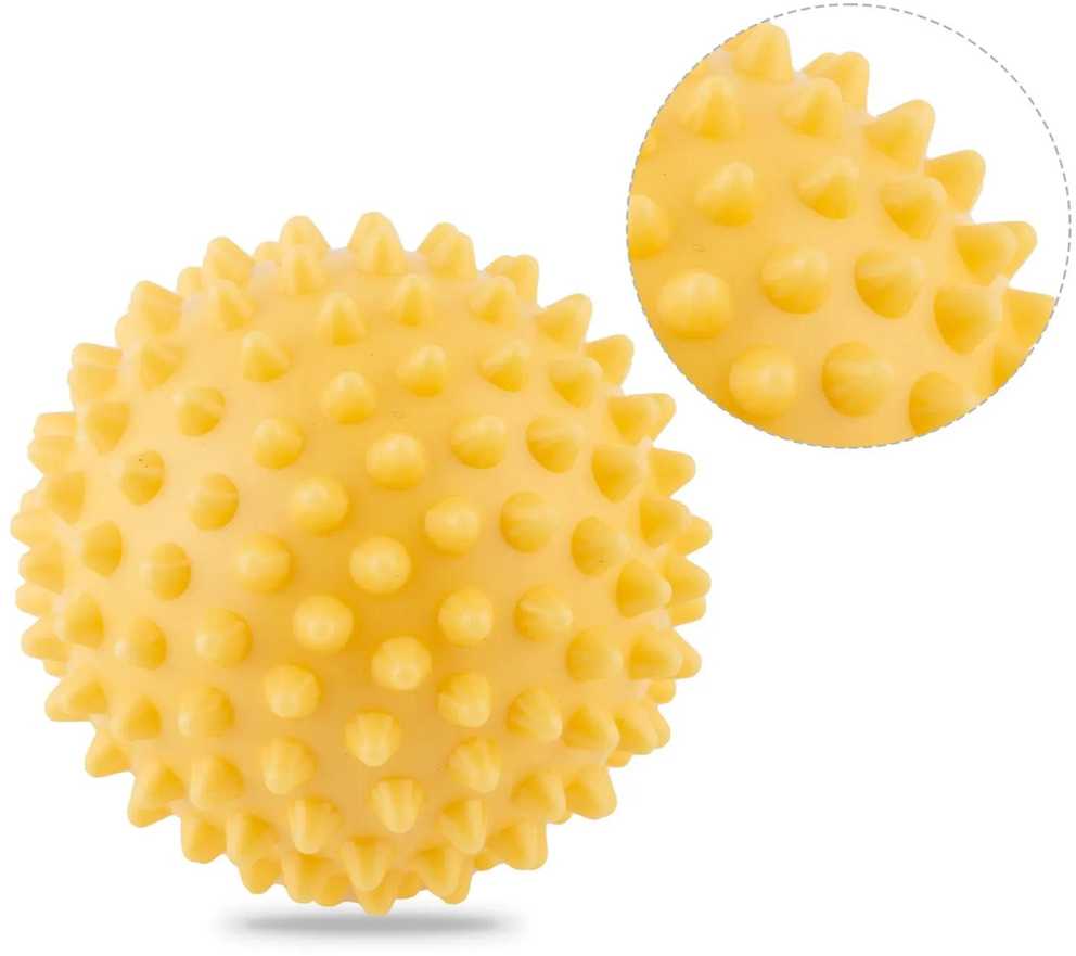 Neo-Sport Masažo ir fitneso kamuolys 9,5 cm NS-957 geltonas