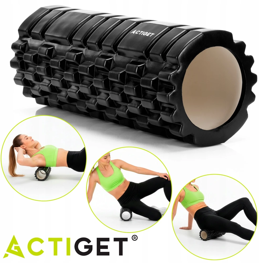 ACTIGET Masažo volas juodas 33 cm