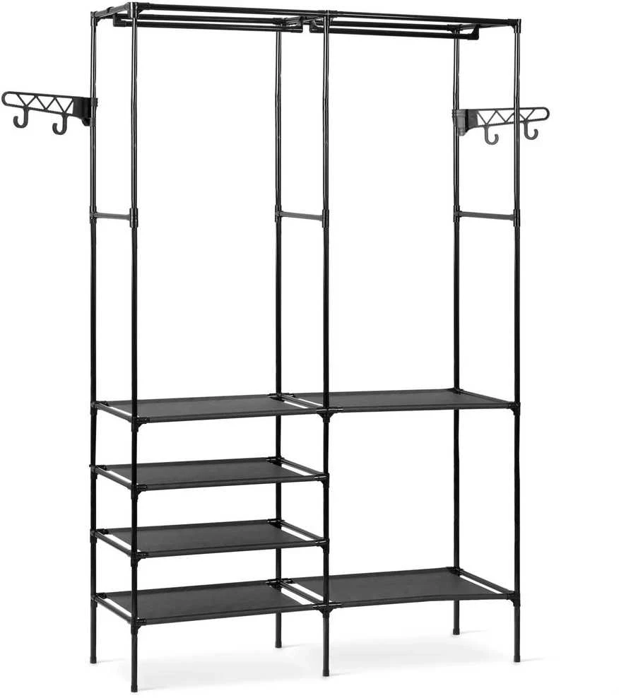 Massido 686600 pastatoma paltų kabykla, juoda