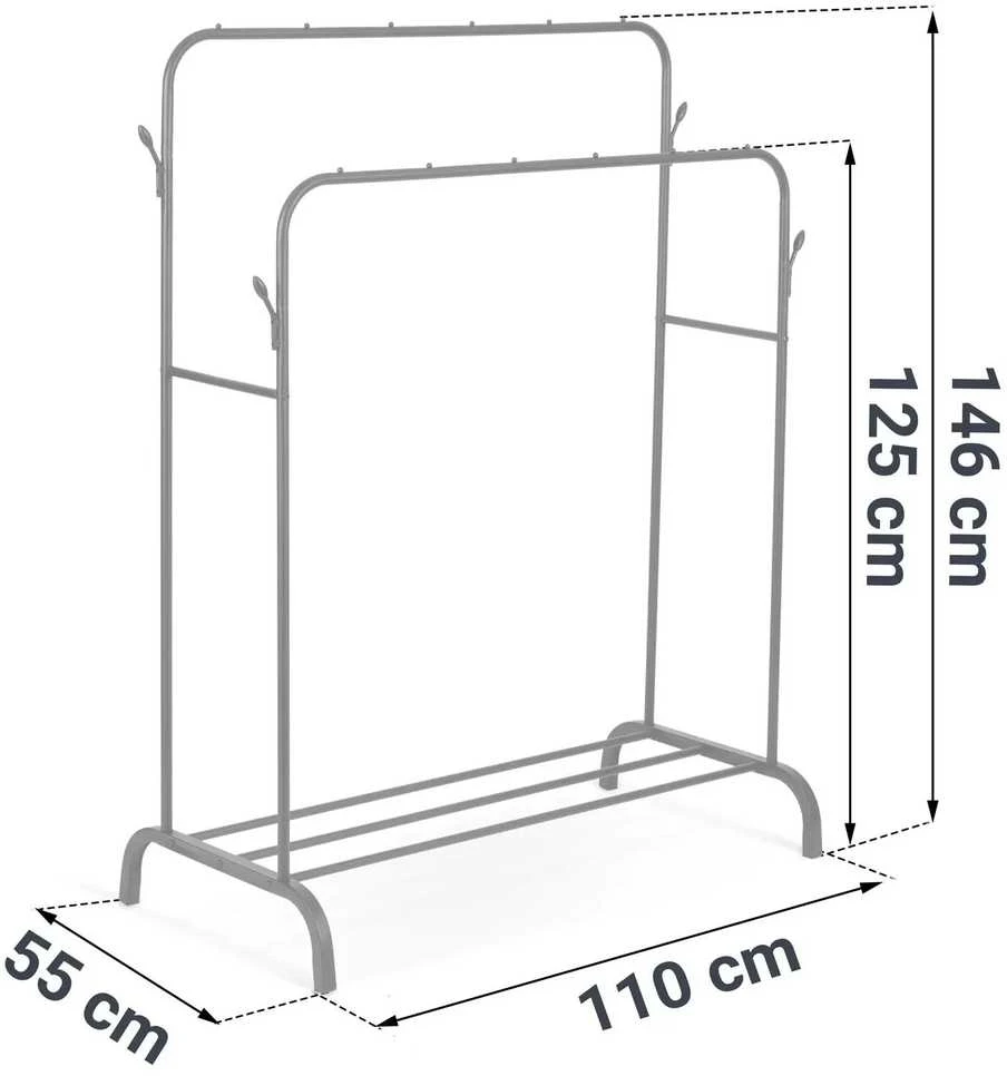 Massido MS-867 pastatomas pakabukas, juodas