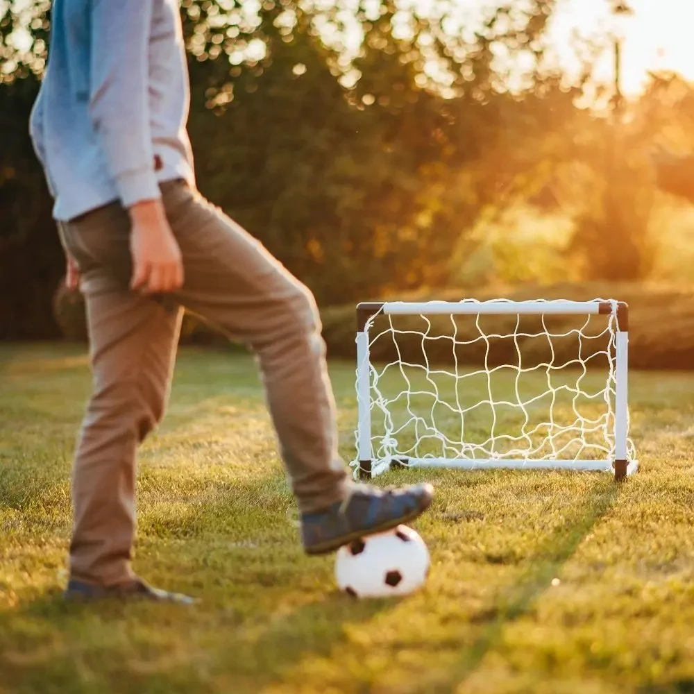 Master Futbolo vartai su kamuoliu ir pompa 60x40 cm