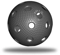 Master Kamuoliukas Floorball Snakeskin TRIX IFF Floorball Ball Juodas 72 mm 1 vnt.