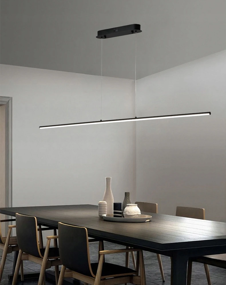 Pakabinamas šviestuvas Masterled Lampa sufitowa wisząca 120cm 4000K LED ŻYRANDOL juoda Mocne jasne światło
