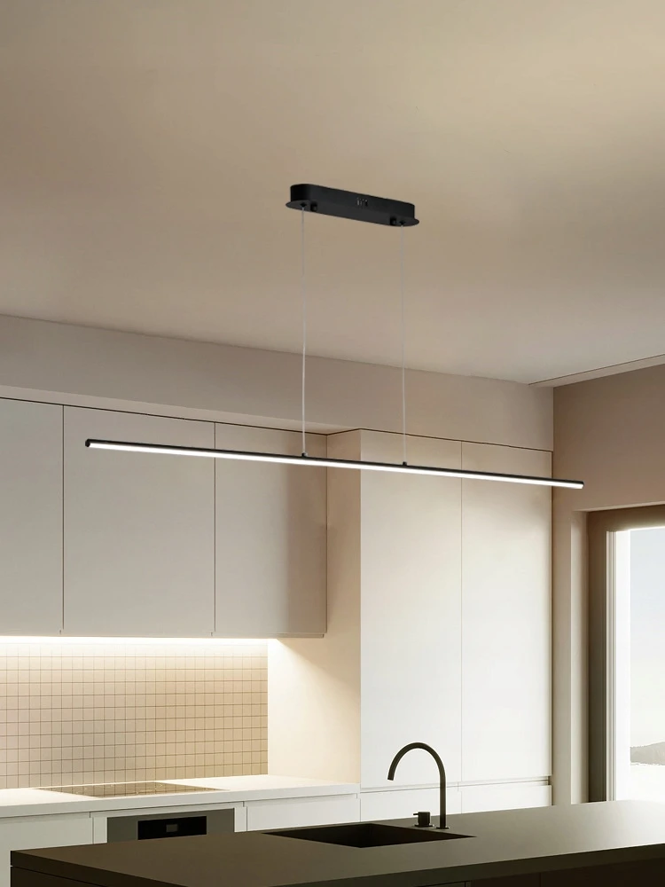 Pakabinamas šviestuvas Masterled Lampa sufitowa wisząca 120cm 4000K LED ŻYRANDOL juoda Mocne jasne światło