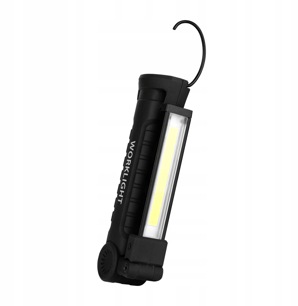 Masterled LED žibintuvėlis 3W COB + 1W LED - šaltai baltas (6000K), įkraunamas
