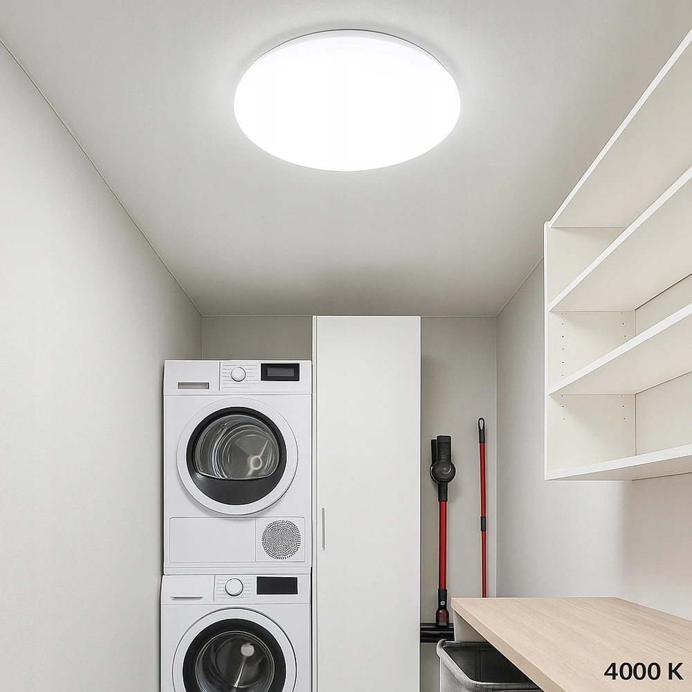 Lubinis šviestuvas Master LED Masterled Plafon LED Panel Sufitowy Natynkowy Lampa 18W CZUJNIK RUCHU Okrągły