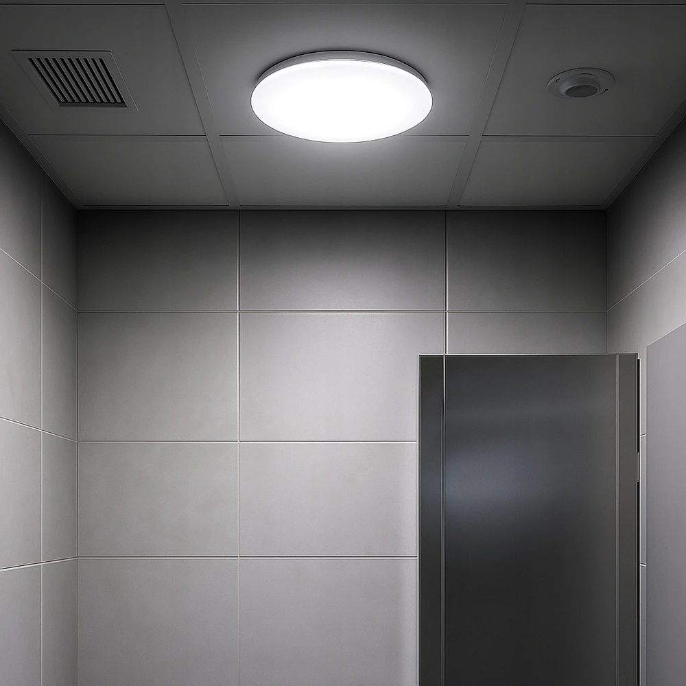 Lubinis šviestuvas Master LED Masterled Plafon LED Panel Sufitowy Natynkowy Lampa 18W CZUJNIK RUCHU Okrągły