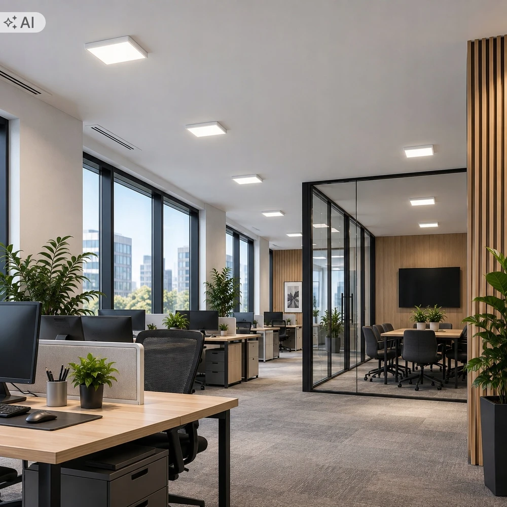 Masterled Plafon LED sufitowy PODTYNKOWY lampa panel 18W KWADRATOWY oprawa