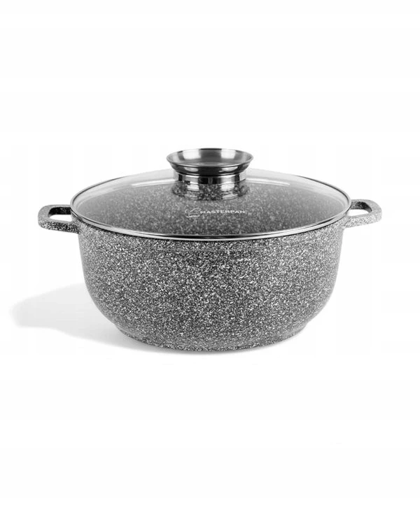 Masterpan Marmurinis puodas 28 cm, 6,5 L su dangteliu ir Aroma Knob sistema