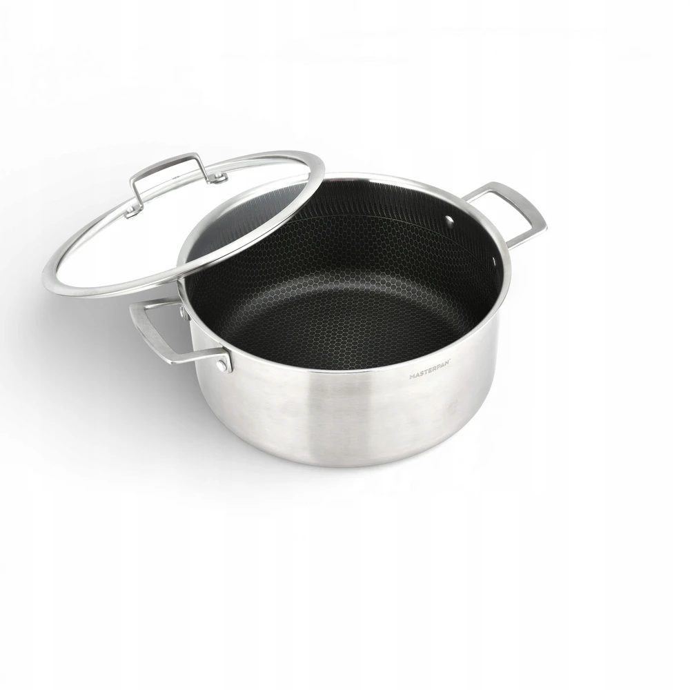 Masterpan NENERŪDIJANČIO PLIENO PUODAS, 26 cm KIETUS KUO