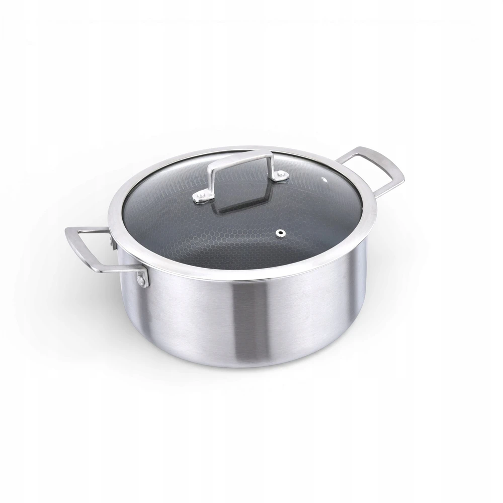 Masterpan NENERŪDIJANČIO PLIENO PUODAS, 28 cm KIETUS KUO
