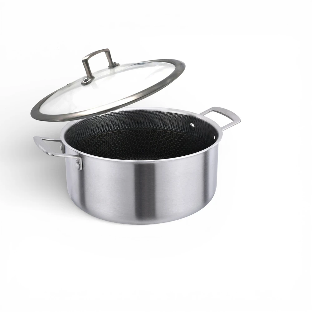 Masterpan NENERŪDIJANČIO PLIENO PUODAS, 26 cm KIETUS KUO