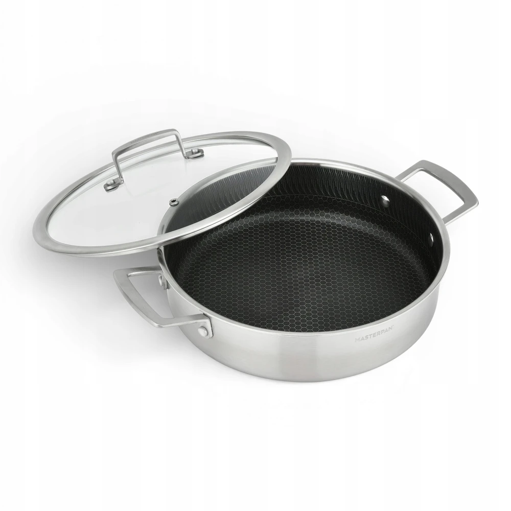 Masterpan Puodas 24cm nerūdijančio plieno su nelipnia danga