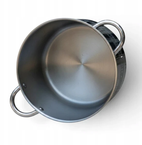 Masterpan TRADICINIS NERŪDIJANČIO PLIENO PUODAS 25,4L 36cm SU dangteliu