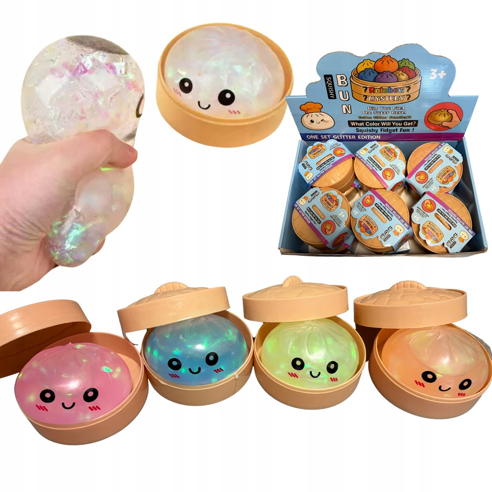 MAT Group Gniotek Anti-stress Dumpling XXL Squishy in a Box Mystery spaustukas