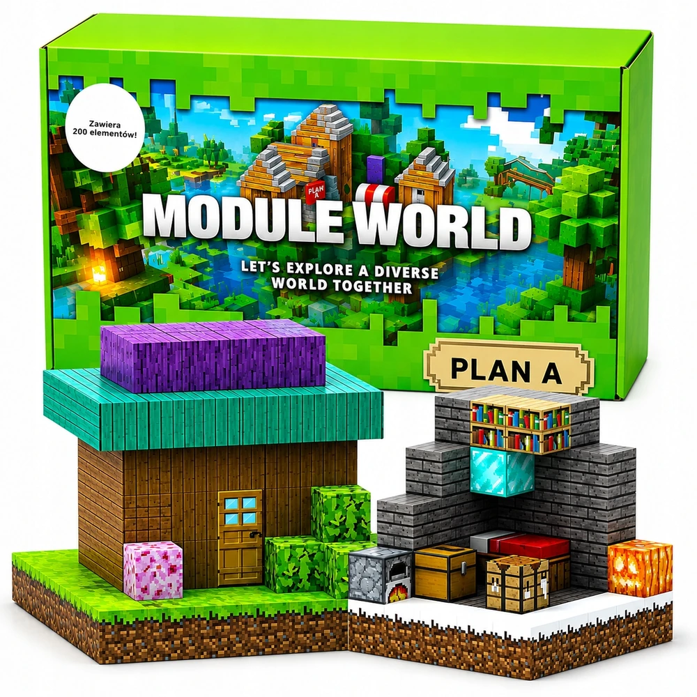 MAT Group Pixel Blocks 200 vnt Magnetiniai kubeliai Modulio Pasaulio Konstrukcija