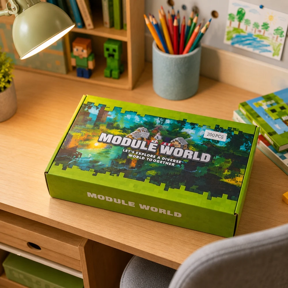 MAT Group Pixel Blocks 200 vnt Magnetiniai kubeliai Modulio Pasaulio Konstrukcija