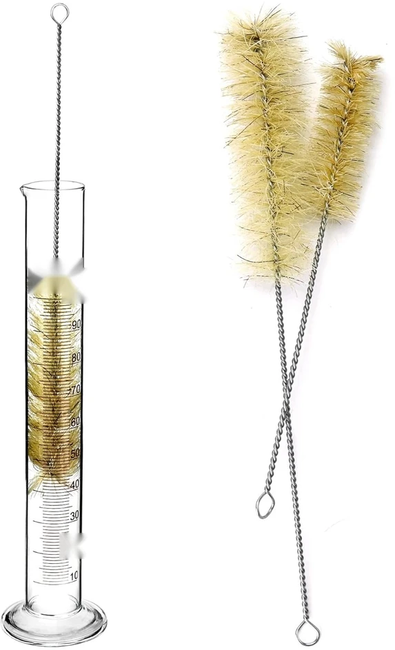 MATAVIMO CILINDRŲ RINKINYS LABORATORIJOS STIKLO MATAVIMO PIPETĖS ŠEPEČIAI