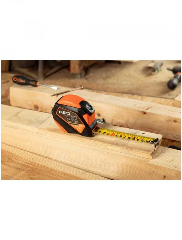 Matavimo Juosta NEO TOOLS 5 m x 25 mm su Automatiniu Užraktu