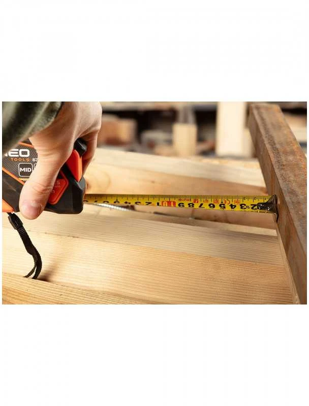 Matavimo Juosta NEO TOOLS 5 m x 25 mm su Automatiniu Užraktu