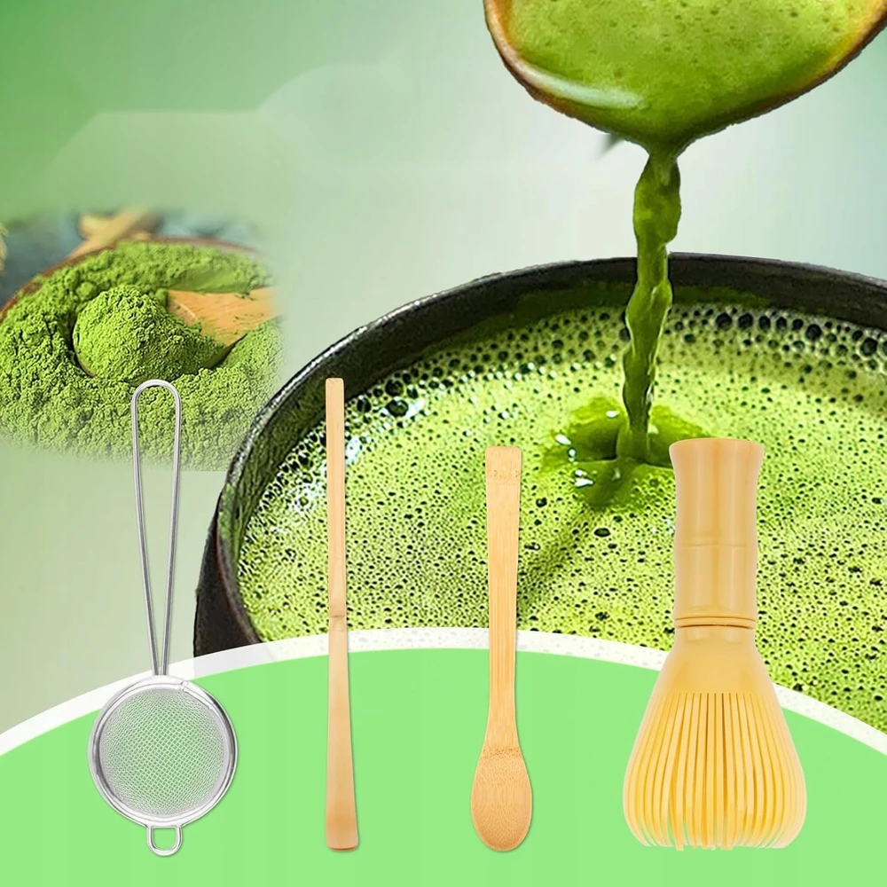 MATCHA RINKINYS 4 VIENETŲ ŠILPYKLĖS filtro rankenos PRIEDAI GELTONA