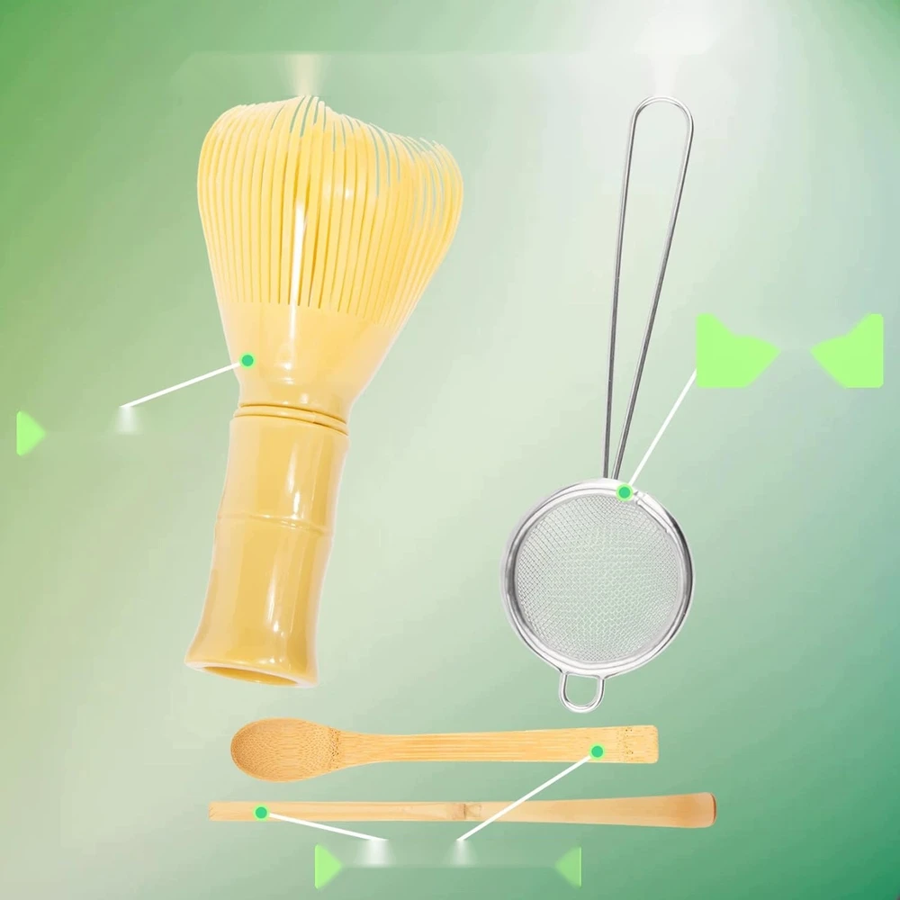 MATCHA RINKINYS 4 VIENETŲ ŠILPYKLĖS filtro rankenos PRIEDAI GELTONA