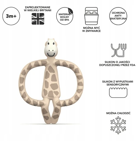 Matchstick Monkey Teether - Gigi the Giraffe
