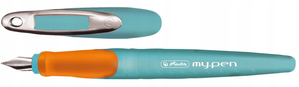 Matinis rašiklis Herlitz My.pen L, turkio spalvos, blister pakuotėje