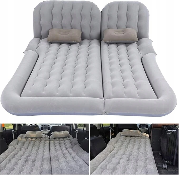 Matmay AUTOMOBILINIS ČIUŽINIS XXL 184x122cm visureigio automobilio lova + PUMP Pilka