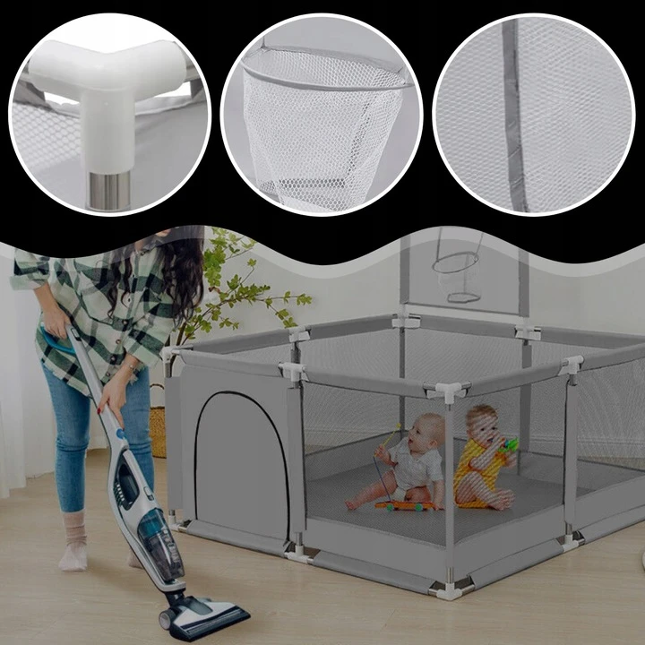 Matpol KOJEC DLA DZIECKA 126x126 cm SUCHY BASEN +100 piłek