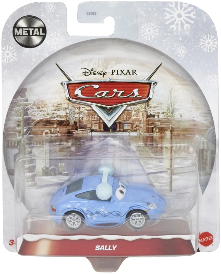 MATTEL AUTOMOBILIAI KALĖDINIAI AUTOMOBILIAI SNIEGO DIENA SALLY 1:55 NAUJAS Mattel