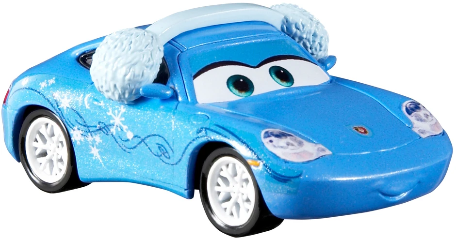 MATTEL AUTOMOBILIAI KALĖDINIAI AUTOMOBILIAI SNIEGO DIENA SALLY 1:55 NAUJAS Mattel