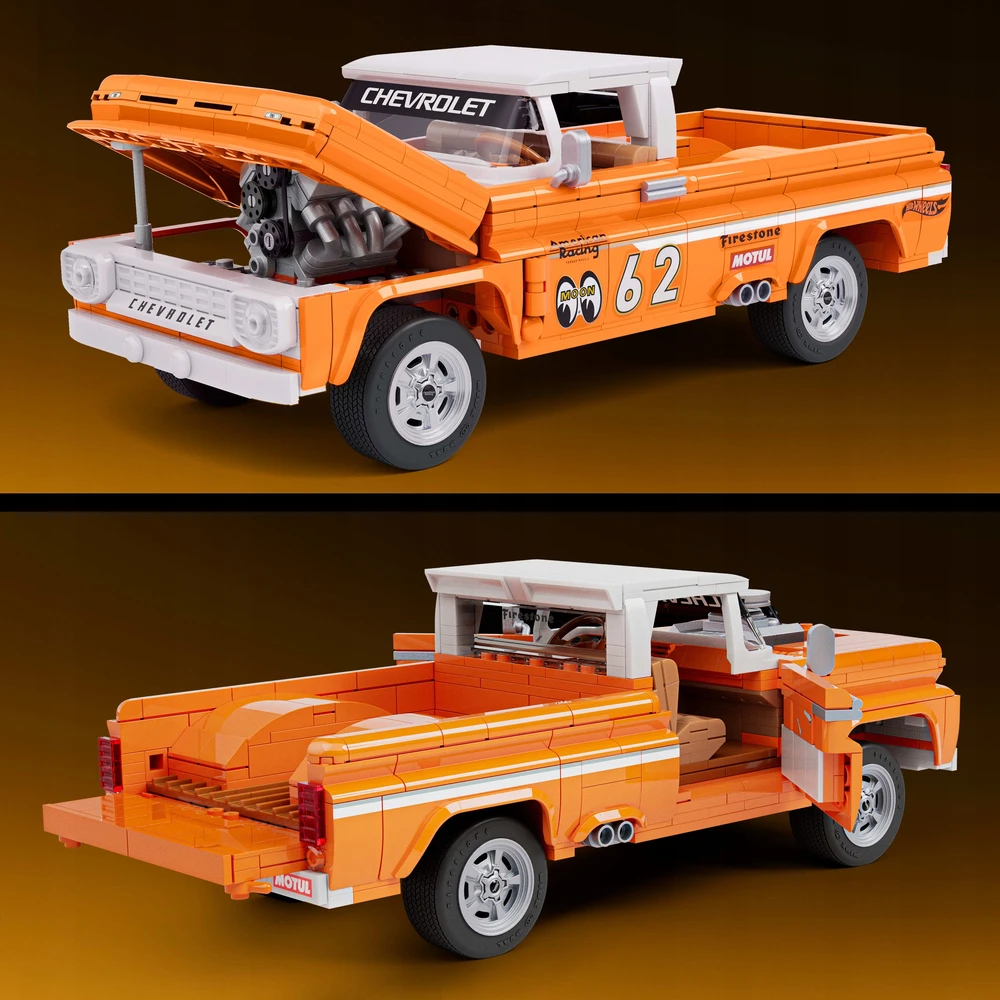 Mattel Brick Shop Hot Wheels Series Custom '62 Chevy Pickup JFT20 plytos