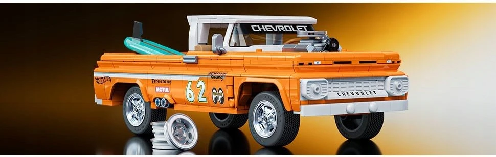Mattel Brick Shop Hot Wheels Series Custom '62 Chevy Pickup JFT20 plytos
