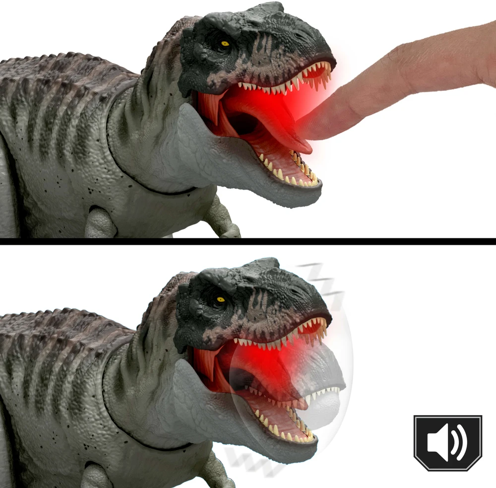 Mattel Dinozaurų Juros periodo pasaulio T-rex Power Devour Tyrannosaurus pav. JCH02