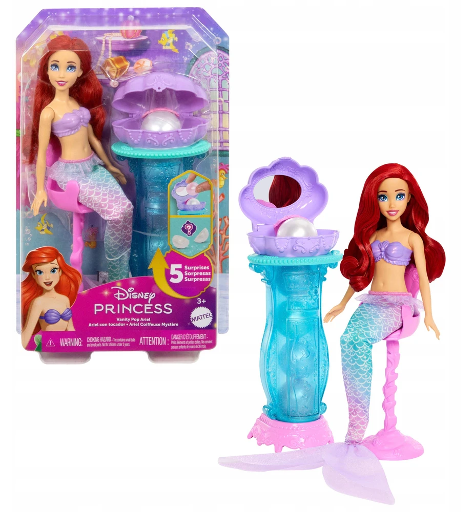 Mattel DISNEY PRINCESS Arielės staigmenų rinkinys (JBF86)