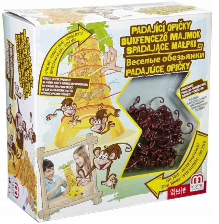Mattel Games Arkadinis žaidimas „Krentančios beždžionės“ vaikams Mattel 52563