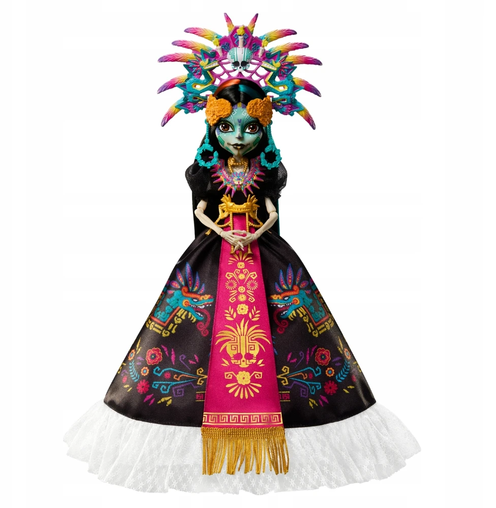 Mattel MONSTER HIGH SKULLECTOR kolekcinė lėlė – Dia De Muertos Skelita