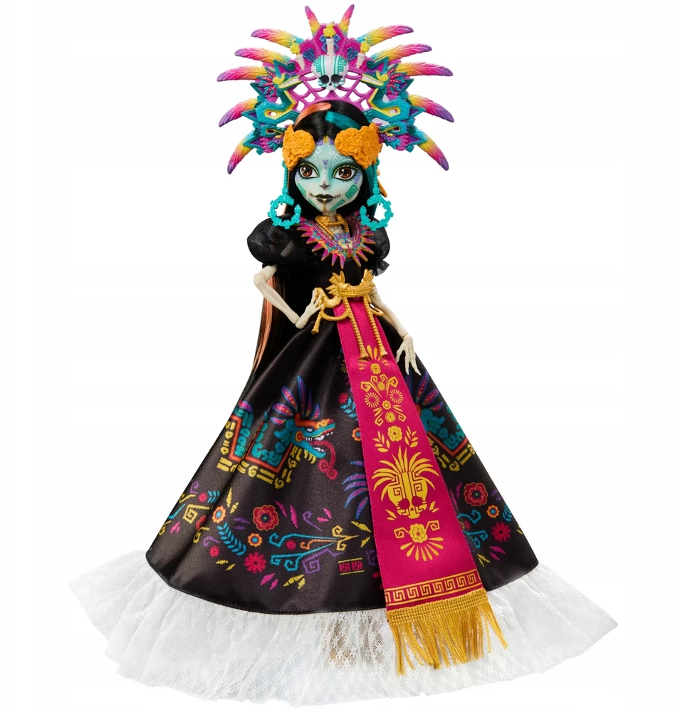 Mattel MONSTER HIGH SKULLECTOR kolekcinė lėlė – Dia De Muertos Skelita