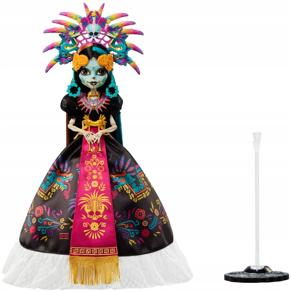 Mattel MONSTER HIGH SKULLECTOR kolekcinė lėlė – Dia De Muertos Skelita