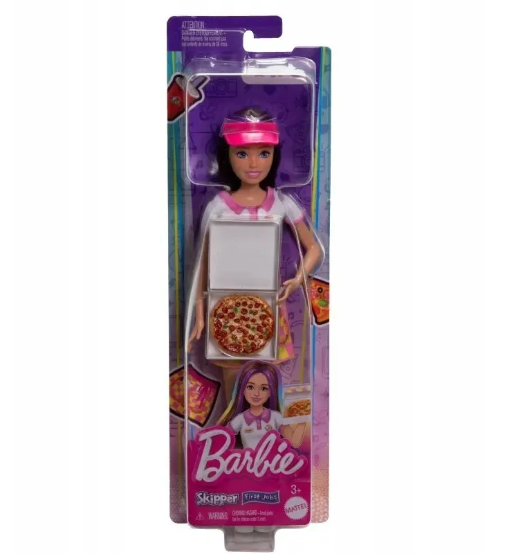 Mattel Lėlė Barbie Pirmasis Darbas Picerijoje, įvairių spalvų