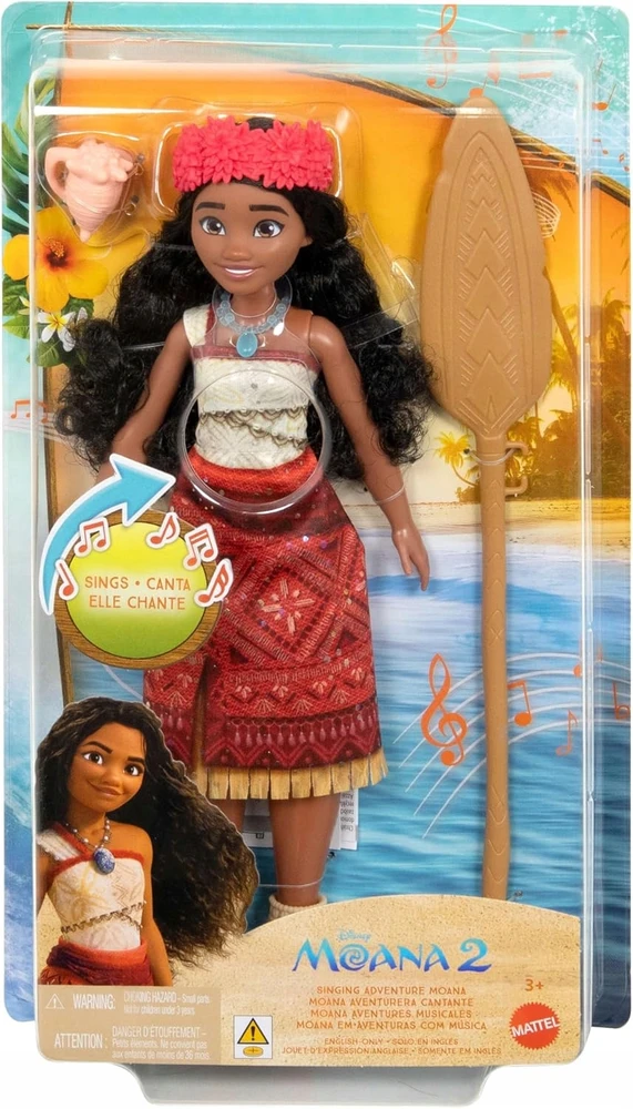 Mattel Lėlė Disney Vaiana dainuojanti interaktyvi