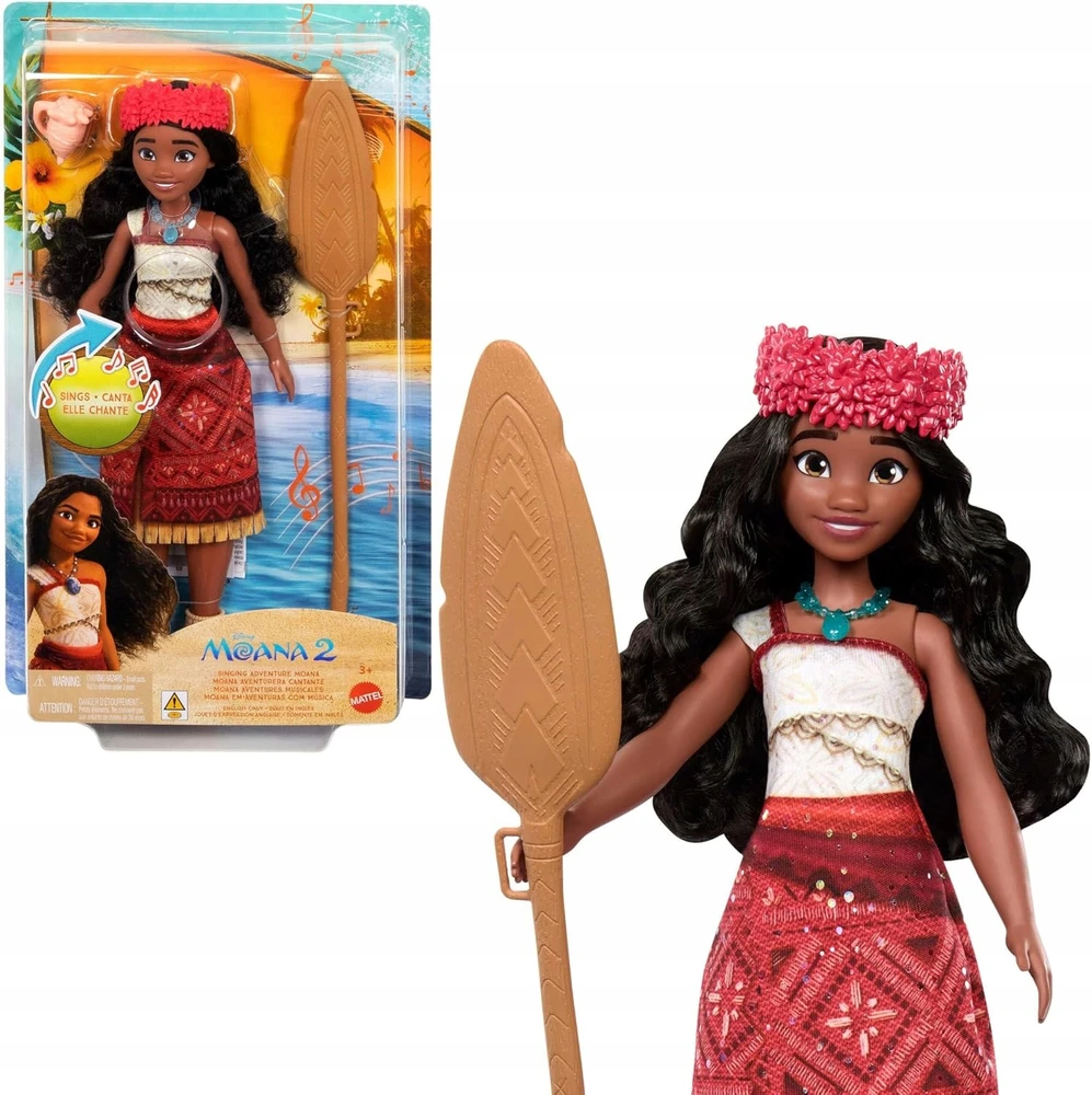 Mattel Lėlė Disney Vaiana dainuojanti interaktyvi