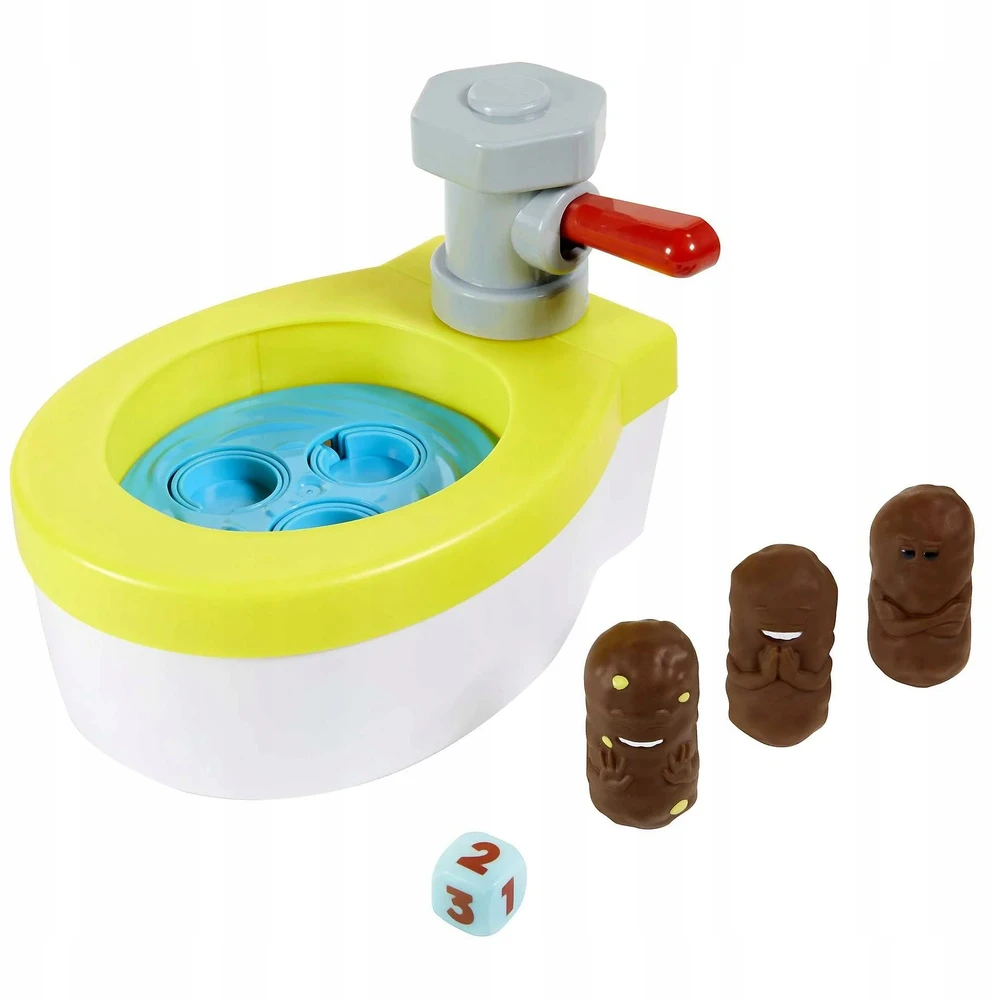 Mattel SMAGINIS ĮGŪDŽIŲ ŽAIDIMAS BLOKUOTAS TUALETAS skraidantis kakas, žaidimas vaikams +5